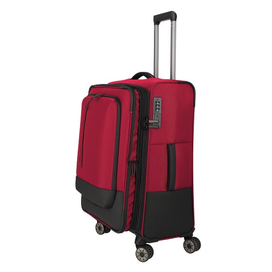 Travelite Crosslite 5.0 4 wheels Trolley M 66 cm with expansion pleat