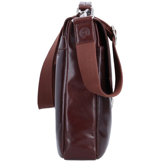 Bugatti Romano Messenger leather 40 cm laptop compartment