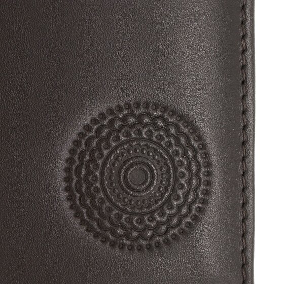 oxmox Leather Wallet RFID protection Genuine Leather 10 cm