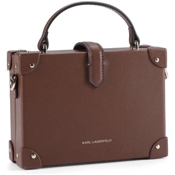 Karl Lagerfeld Autograph Mini Bag Handbag Genuine Leather 17.5 cm