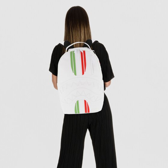 Sprayground Italy Racing Stripes White Daypack 46 cm Laptop compartment