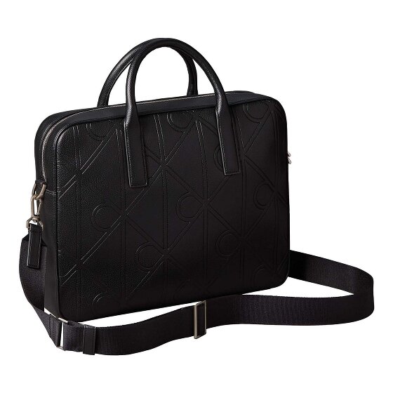 Calvin Klein Embossed Briefcase 36 cm Laptop compartment