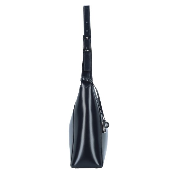 Picard Black Tie Shoulder Bag Leather 34 cm