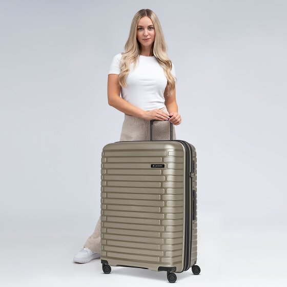 Pactastic Collection 04 THE LARGE + 4 wheels Trolley L 75 cm with expansion pleat