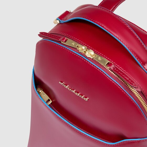 Piquadro Blue Square City Backpack Genuine Leather 30 cm