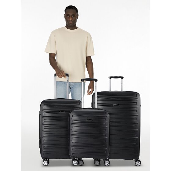 Benzi 5493 4 wheels Suitcase set 3-piece with expansion pleat