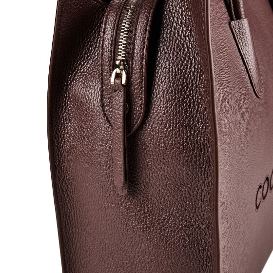 Coccinelle Myrtha Shoulder Bag Genuine Leather 40 cm Laptop compartment