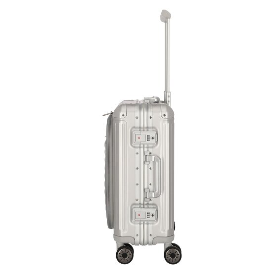 Travelite Next 4-wheel Aluminum Cabin suitcase, 55 cm, with Laptop Compartment