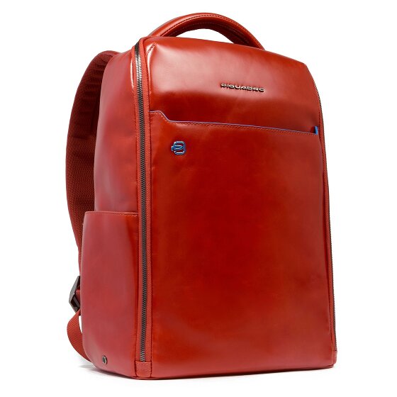 Piquadro Blue Square Daypack Leather 29 cm Laptop compartment
