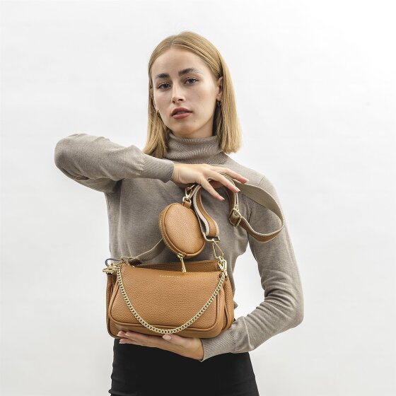 Lazarotti Milano Leather shoulder bag leather 23 cm