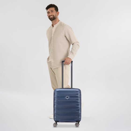Delsey Paris Meteor 4 wheels Cabin trolley 55 cm with expansion pleat