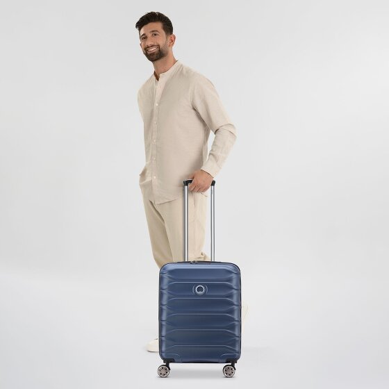 Delsey Paris Meteor 4 wheels Cabin trolley 55 cm with expansion pleat