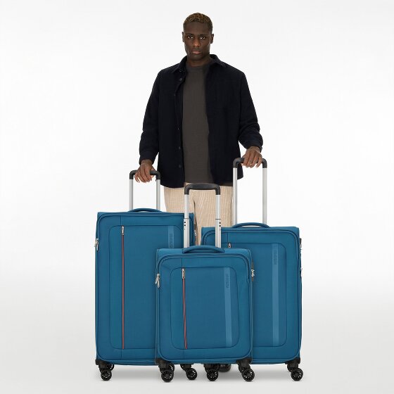 American Tourister Blazing Ride 4 wheels Suitcase set 3-piece with expansion pleat