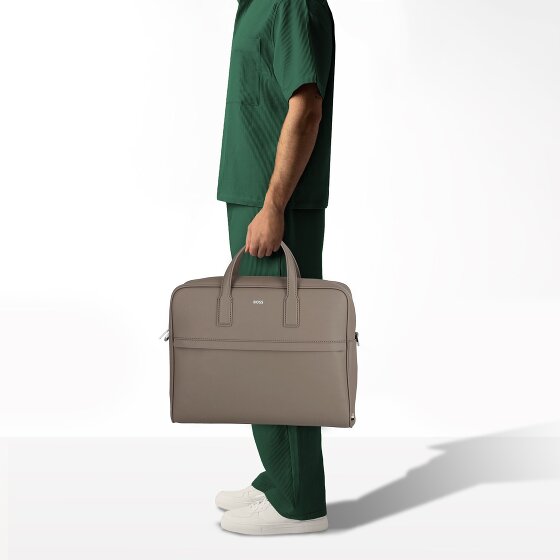 Boss Zair Briefcase Leather 40 cm Laptop compartment