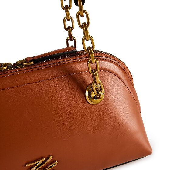 Karl Lagerfeld Autograph Shoulder Bag Leather 30 cm