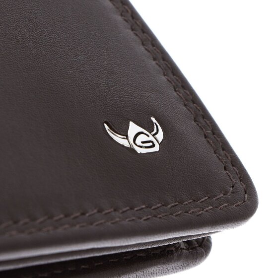 Golden Head Polo Wallet RFID protection Genuine Leather 12 cm