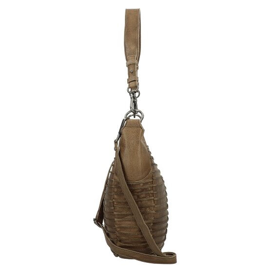 FredsBruder Riffle Flowow shoulder bag leather 43 cm