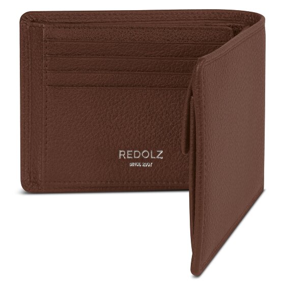 Redolz Leather Essentials QF wallet RFID leather 12 cm fold-out