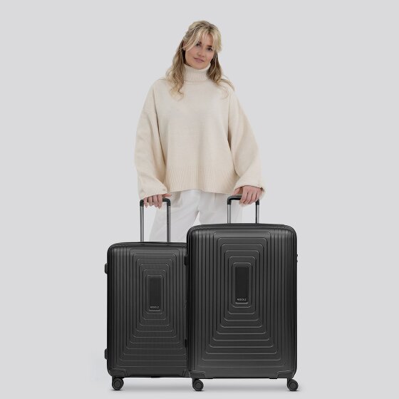 Redolz Essentials 14 4 wheels Suitcase set 2-piece with expansion pleat