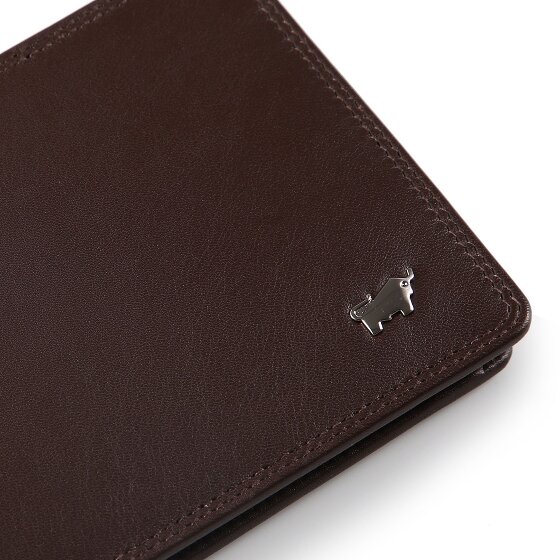 Braun Büffel Golf 3.0 Wallet RFID protection Leather 12 cm