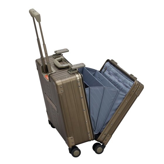 Aleon Deluxe 4-Wheel Aluminum Wheeled Briefcase, 45 cm