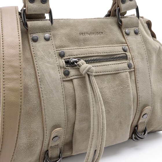 FredsBruder Whipstitch Soul Shoulder Bag Leather 30 cm