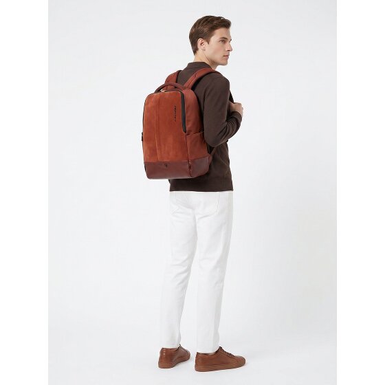 Piquadro Sync Daypack RFID protection Genuine Leather 47 cm Laptop compartment