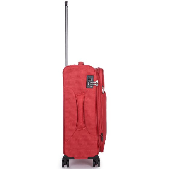 Stratic Stratic Light + 4 wheels Trolley 68 cm with expansion pleat