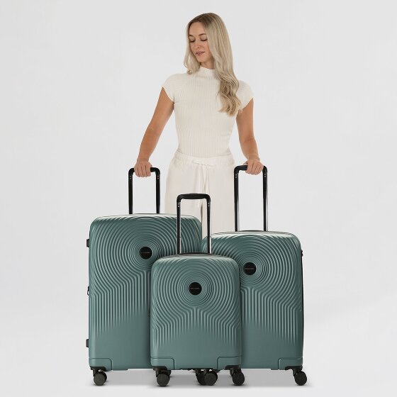 Gabol Radar 4 wheels Suitcase set 3-piece with expansion pleat