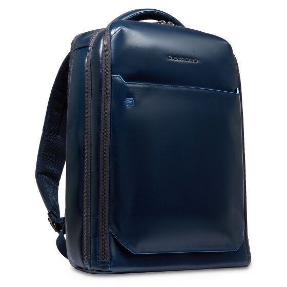 Piquadro Blue Square Daypack Leather 42 cm Laptop compartment