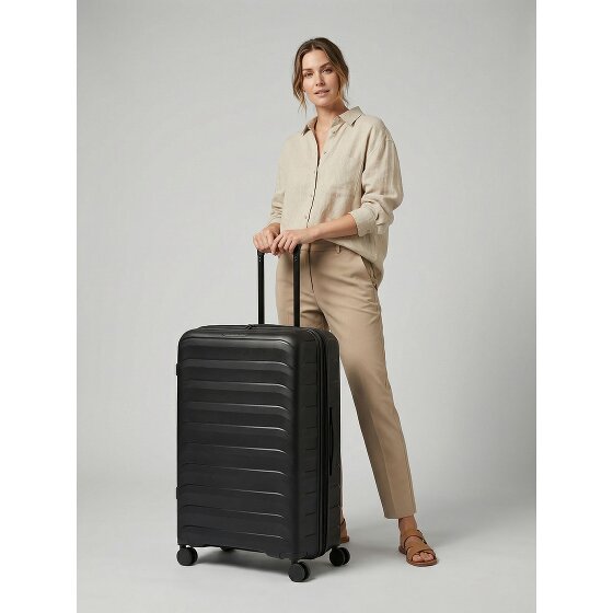 d&n Toronto 4 wheels Trolley L 75 cm with expansion pleat