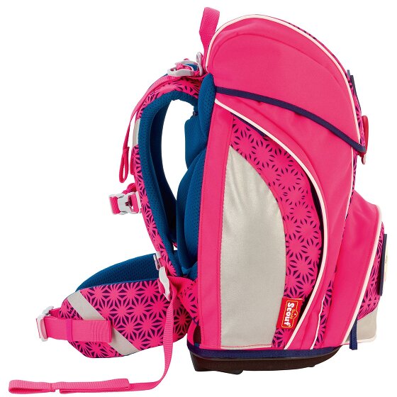 Scout Alpha Neon Safety School bag set 4-piece