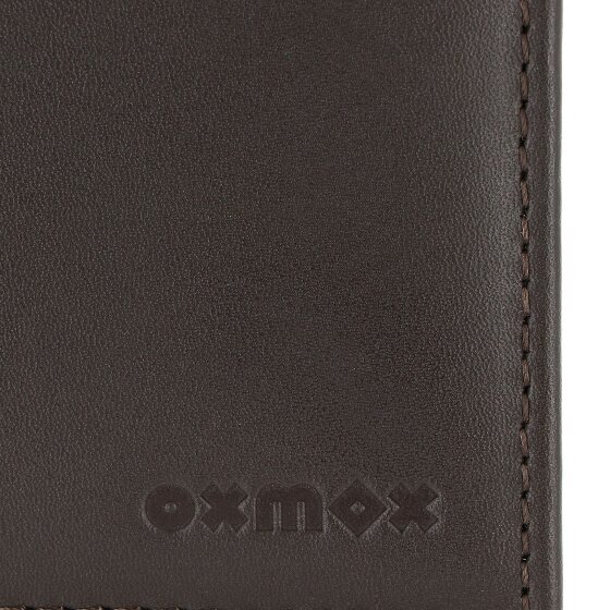 oxmox Leather Wallet RFID protection Genuine Leather 11 cm