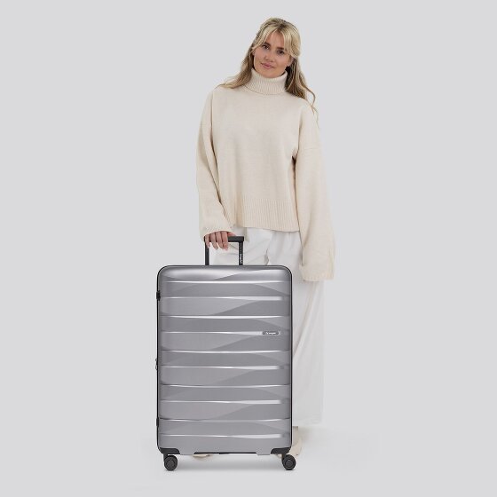 Bergpfeil Travel 4-wheeled trolley L 75 cm with expansion fold