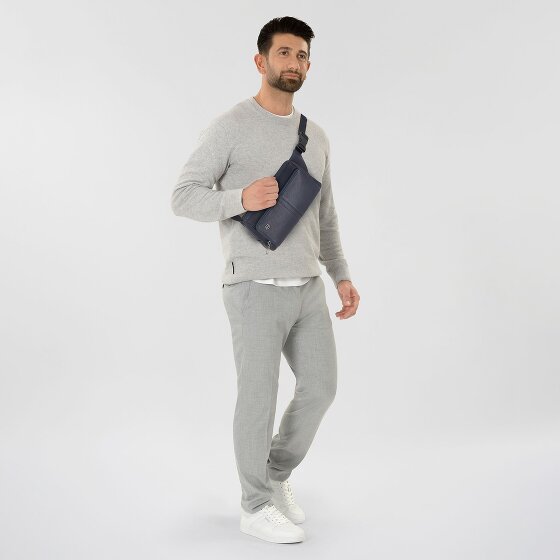 Piquadro Wollem Fanny pack RFID protection Leather 27 cm