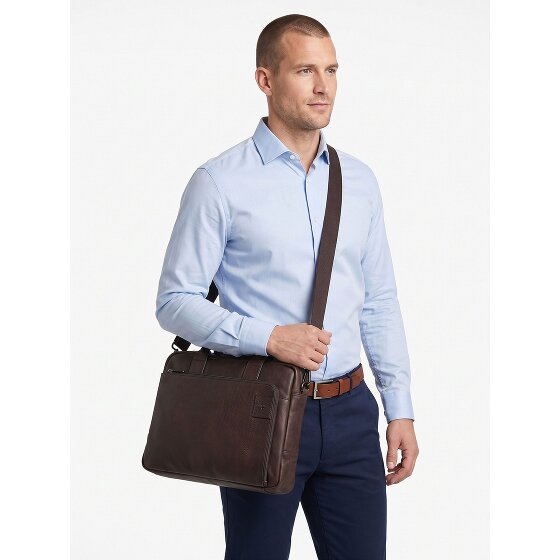 Strellson Hyde Park 1.0 Briefcase Genuine Leather 39 cm Laptop compartment