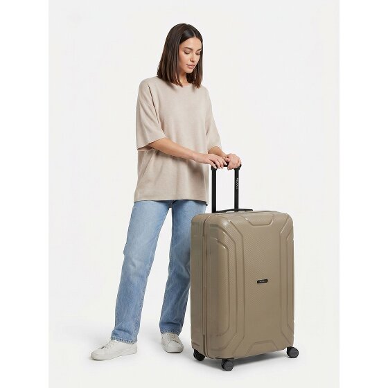 Redolz Essentials 15 4-wheel trolley 75 cm with three-point closure