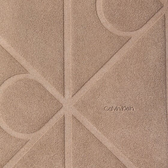 Calvin Klein Emblem AOP Shopper Bag Leather 32 cm