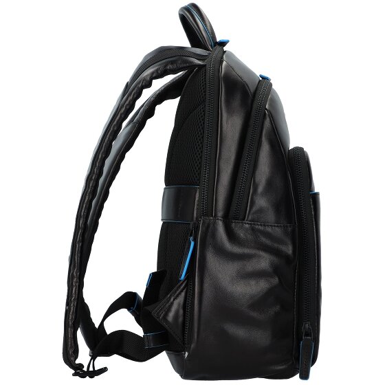 Piquadro Blue Square Revamp backpack RFID leather 39 cm laptop compartment
