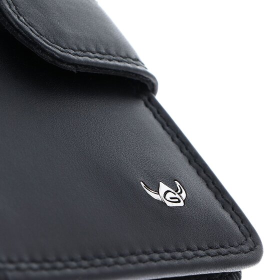 Golden Head Polo Credit card case RFID protection Genuine Leather 8 cm