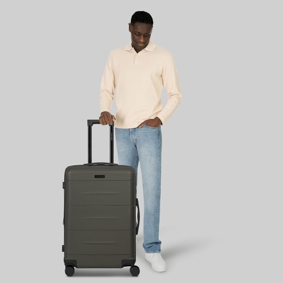 Police London 4 wheels Trolley 64 cm with expansion pleat