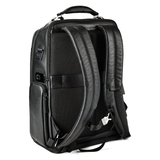 Piquadro Modus travel backpack RFID leather 44 cm laptop compartment