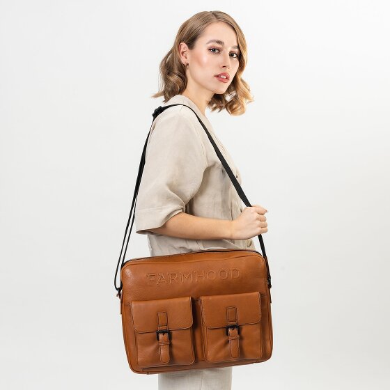 Farmhood Memphis Briefcases Messenger Leather 38 cm Laptop compartment