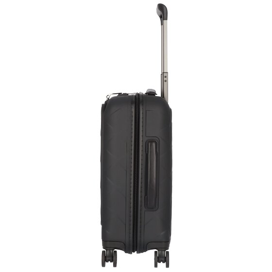 Stratic Leather & More 4 wheels Cabin trolley 55 cm Laptop compartment
