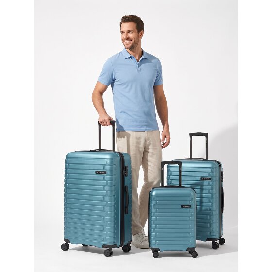 Pactastic Collection 04 THE THREE SET + 4 wheels Suitcase set 3-piece Expandable