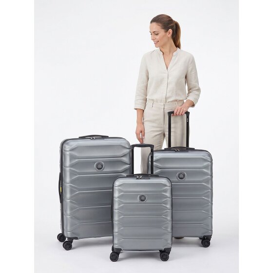 Delsey Paris Meteor 4 wheels Suitcase set 3-piece Expandable