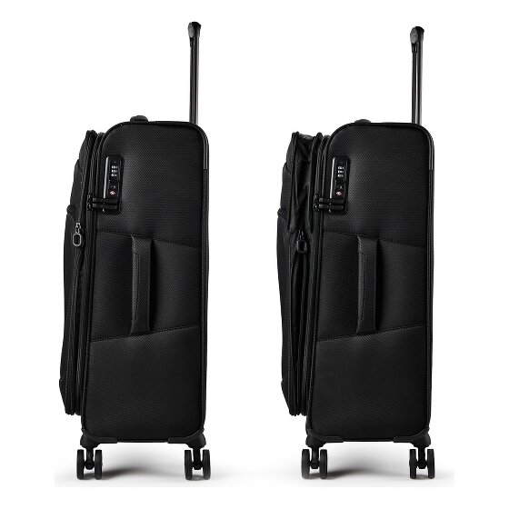 d&n Travel Line 9804 4 wheels Suitcase set 3-piece Expandable