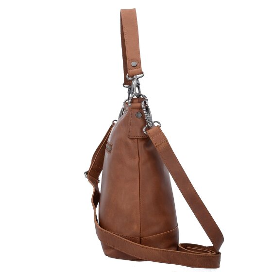 The Chesterfield Brand Wax Pull Up Shoulder Bag Leather 32 cm