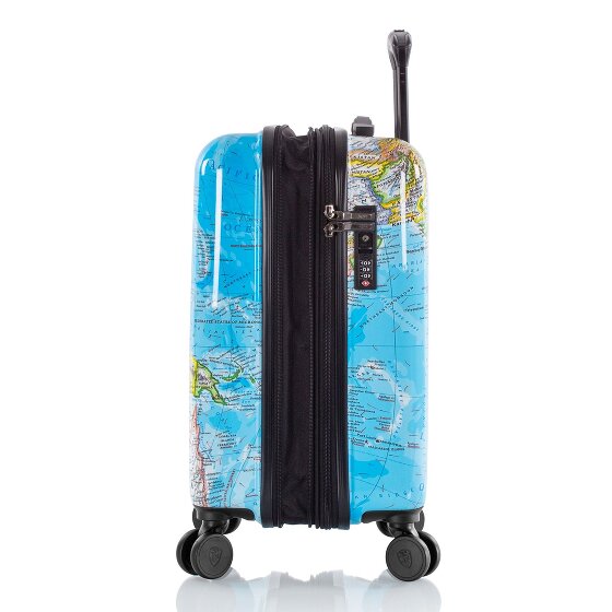 Heys Black Camo 4 wheels Cabin trolley S 53 cm with expansion pleat