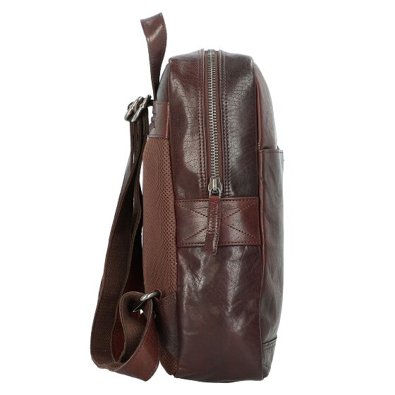 Spikes & Sparrow Bronco backpack leather 34 cm laptop compartment
